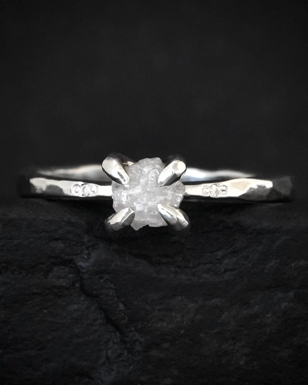 Raw Diamond Ring