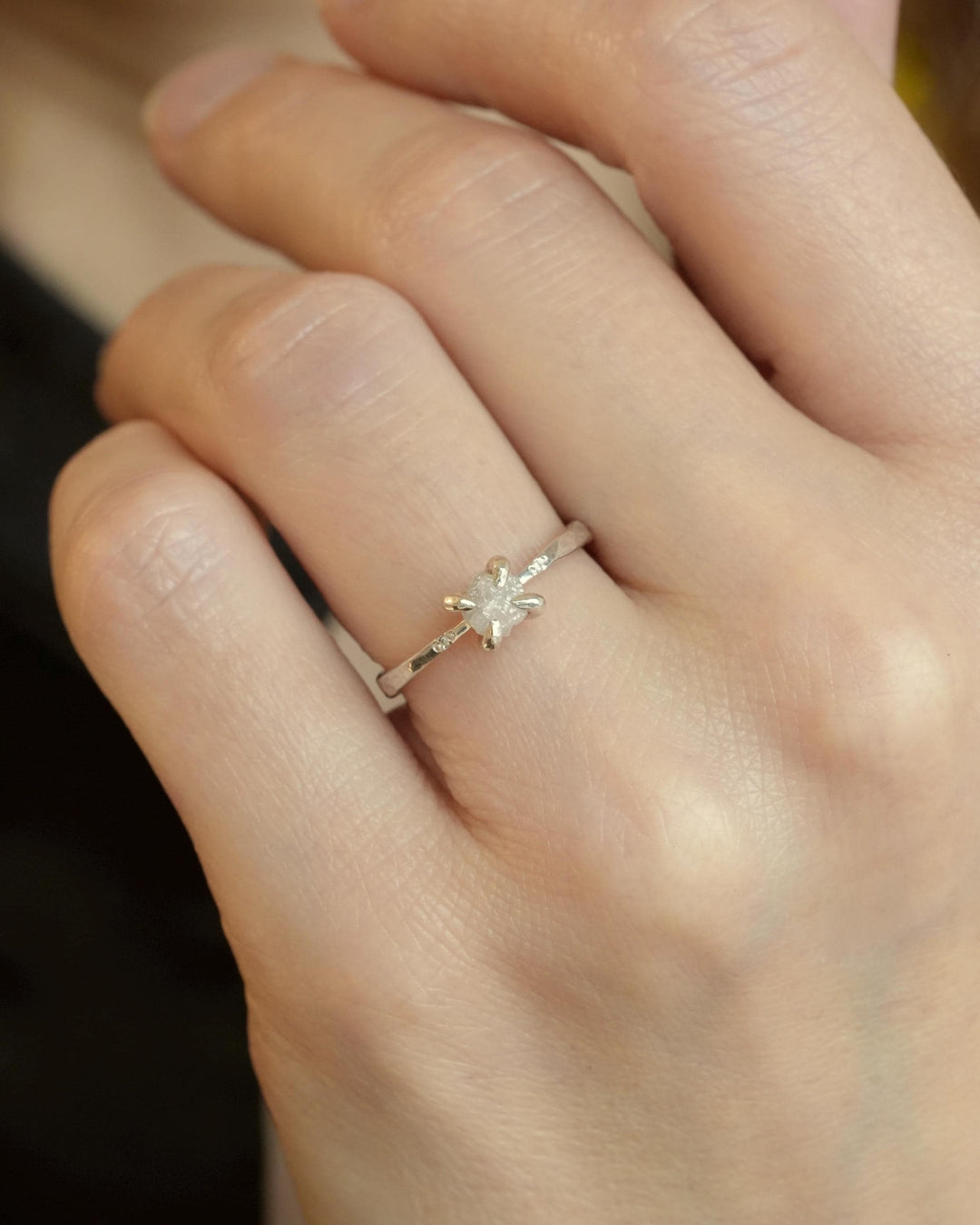 Raw Diamond Ring