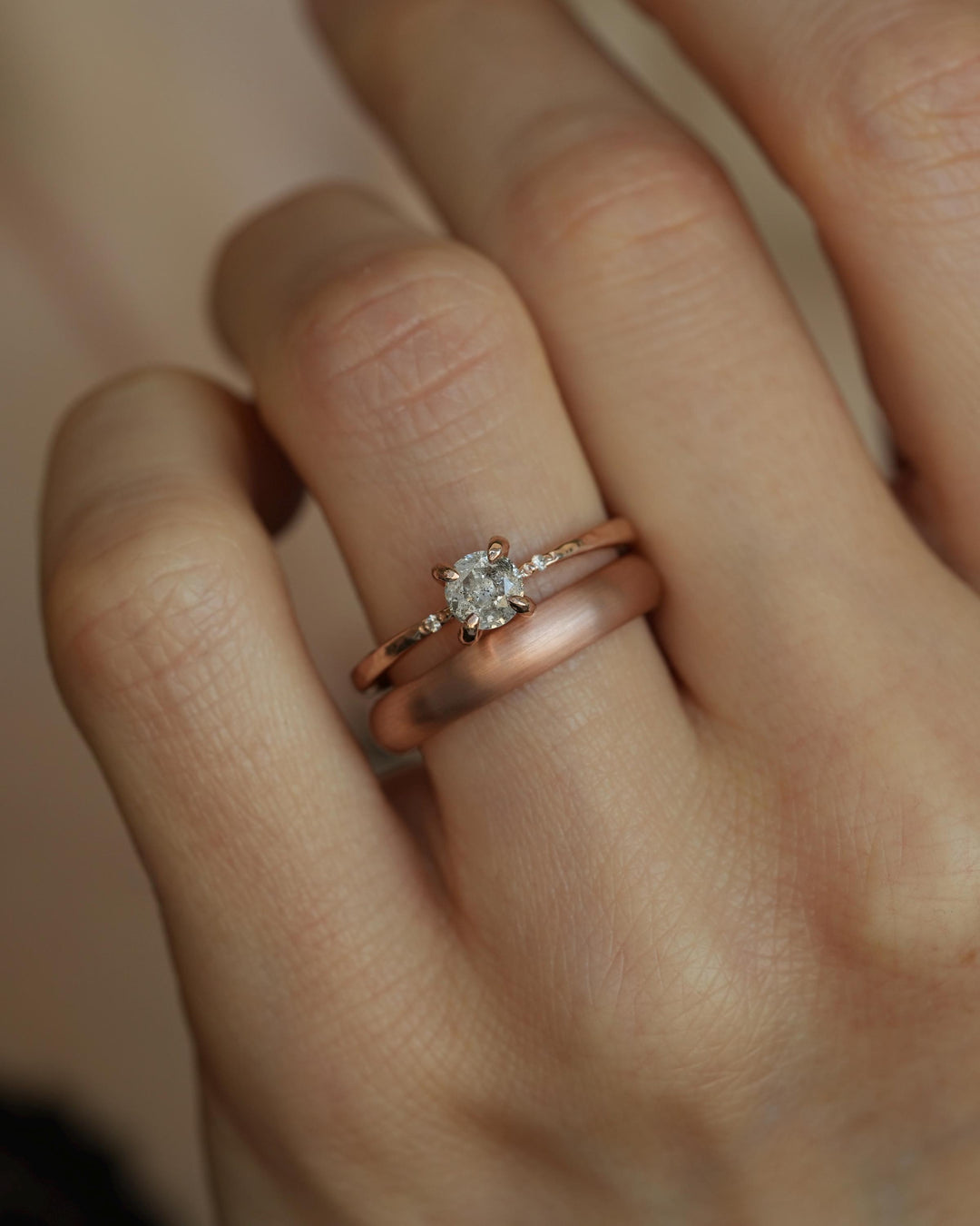 Galaxy Diamond Engagement Ring