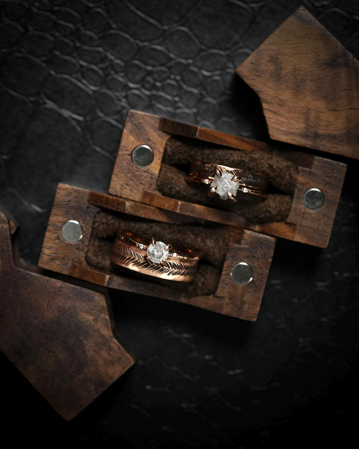 Galaxy Diamond Engagement Ring