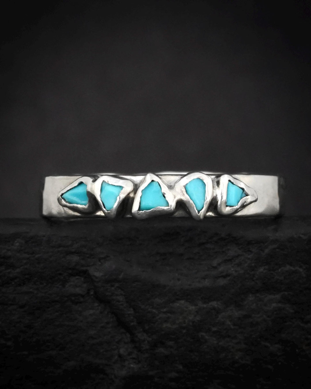 Sleeping Beauty Turquoise Band Ring