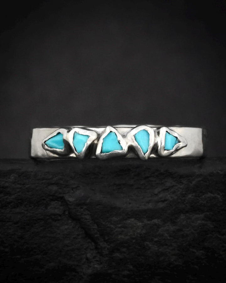 Sleeping Beauty Turquoise Band Ring