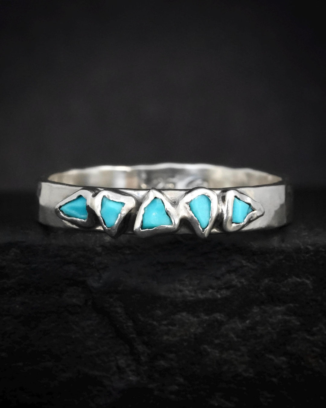 Sleeping Beauty Turquoise Band Ring