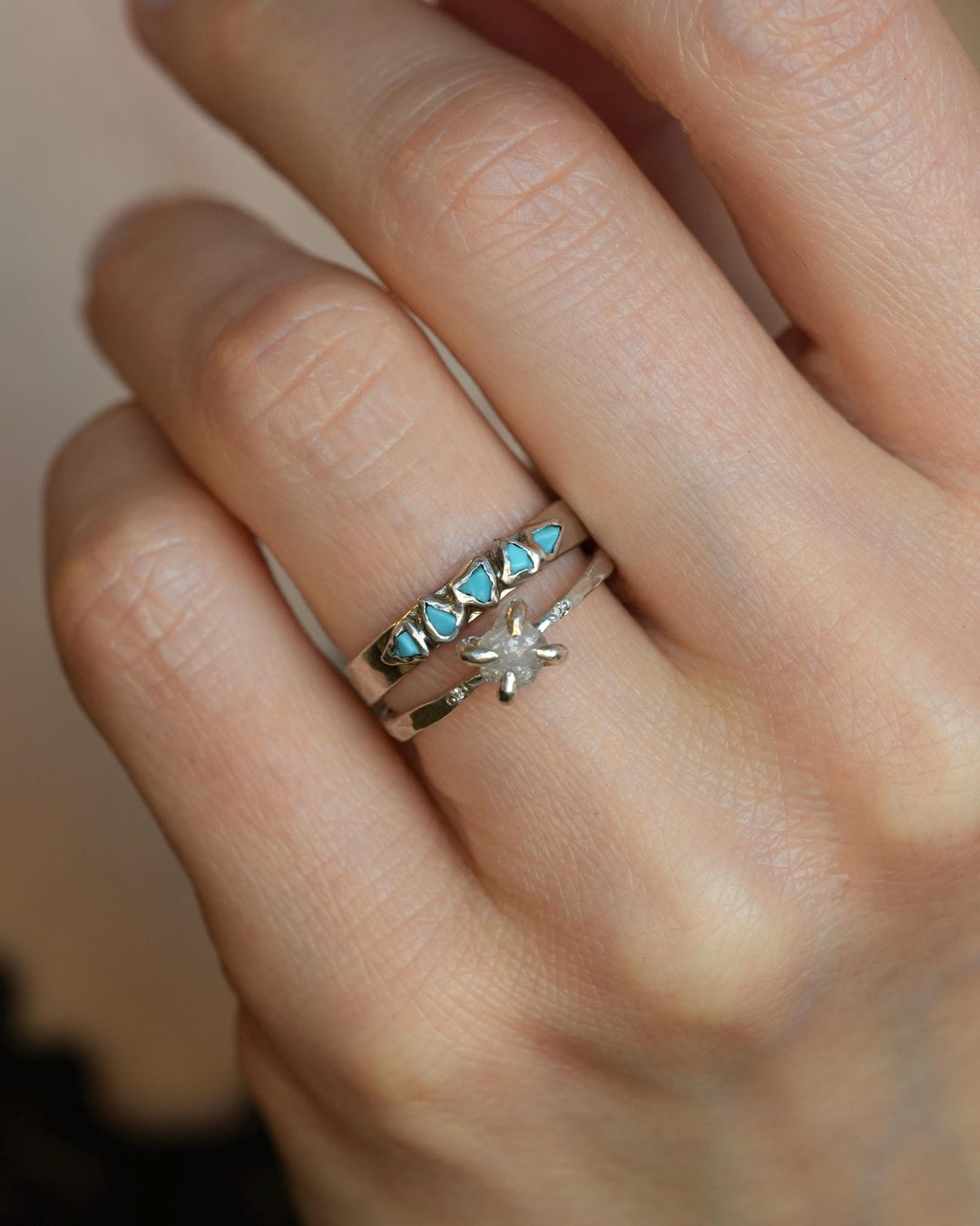 Sleeping Beauty Turquoise Band Ring