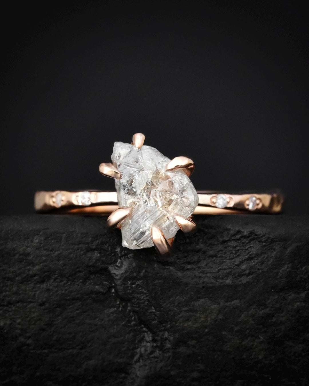Raw Diamond Ring
