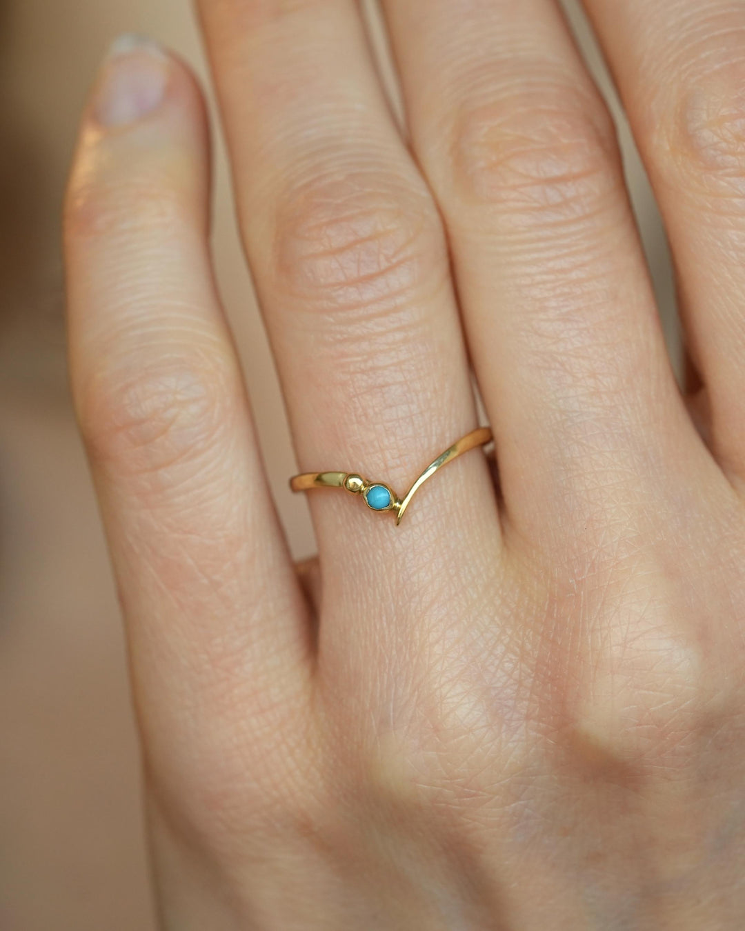 Turquoise Wave Ring