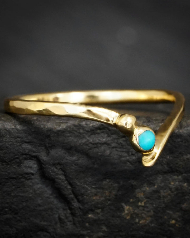 Turquoise Wave Ring