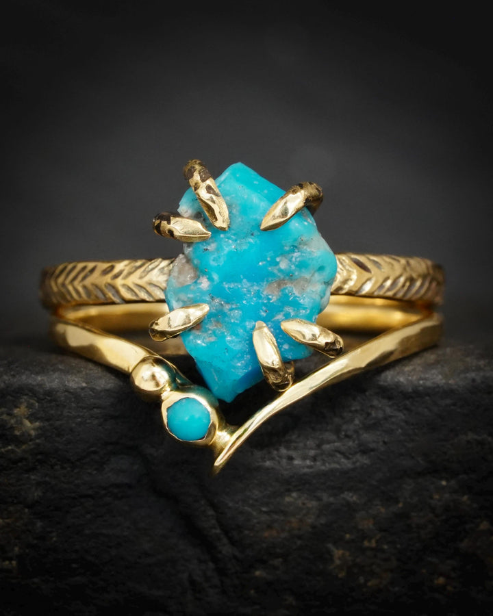 Turquoise Wave Ring