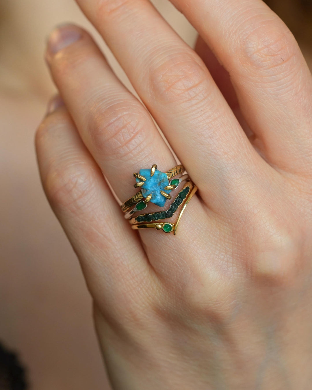 Sleeping Beauty Turquoise Ring