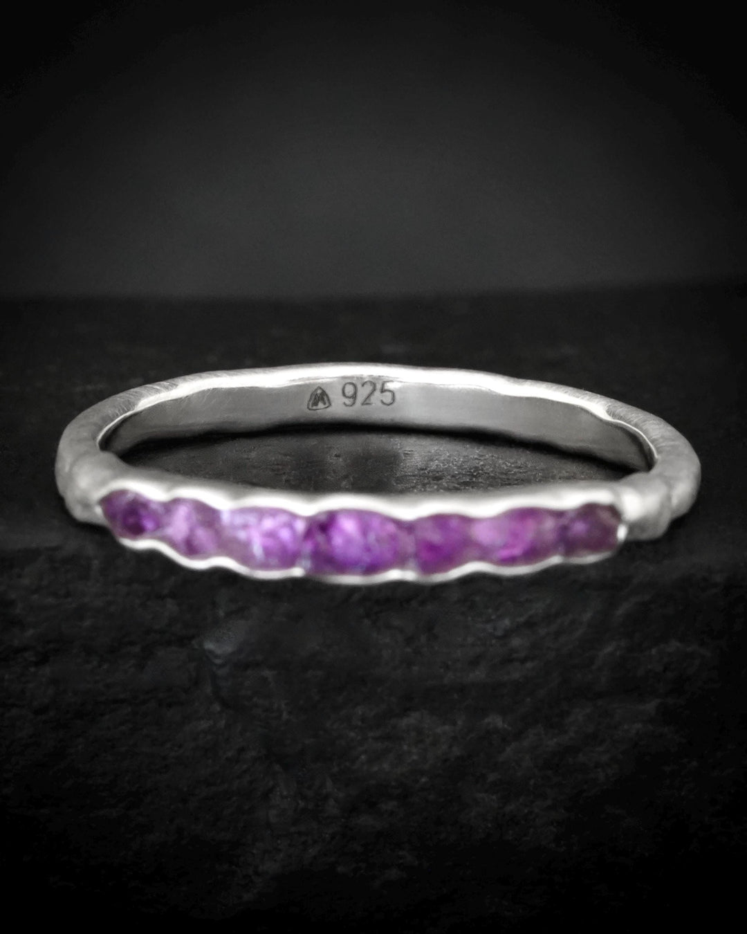 Raw Amethyst Wrap Band