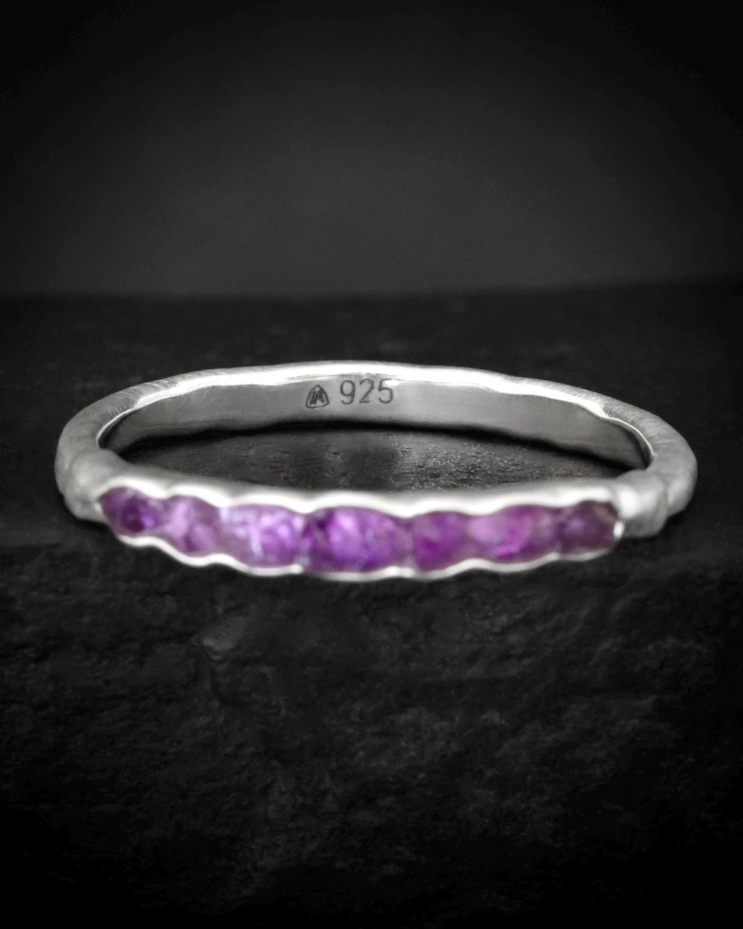 Raw Amethyst Wrap Band