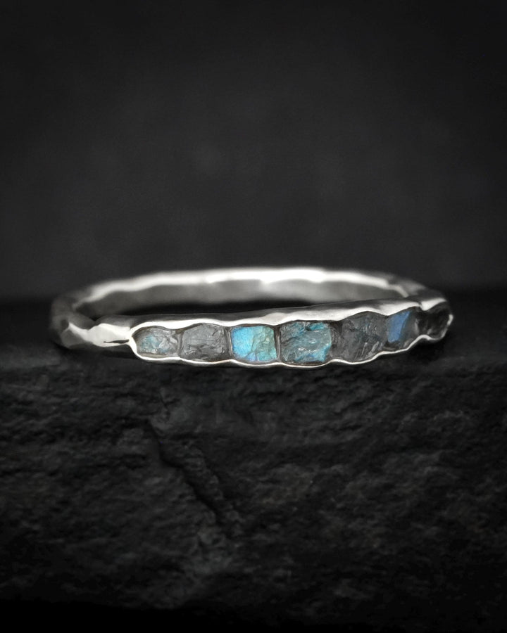 Raw Blue Labradorite Band