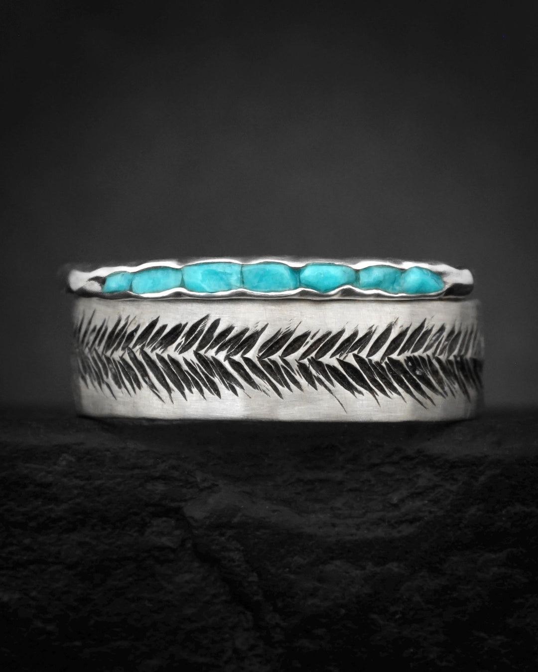 Sleeping Beauty Turquoise Band Ring