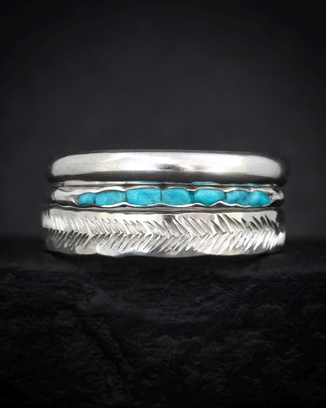 Sleeping Beauty Turquoise Band Ring. Slim Rustic Raw Sky Blue Turquoise Stackable Everyday Wedding Band Ring