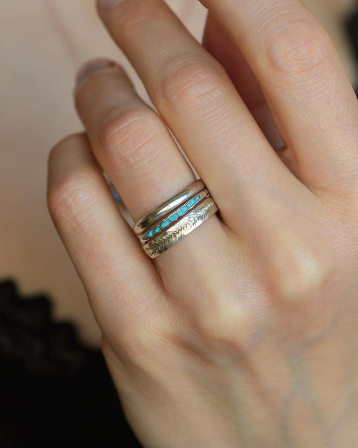 Sleeping Beauty Turquoise Band Ring