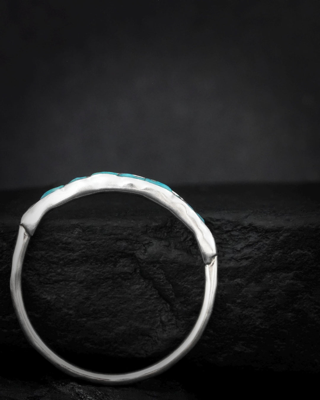 Sleeping Beauty Turquoise Band Ring. Slim Rustic Raw Sky Blue Turquoise Stackable Everyday Wedding Band Ring