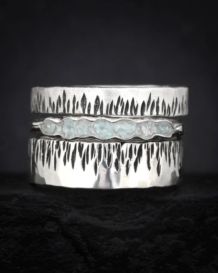 Raw Aquamarine Ring