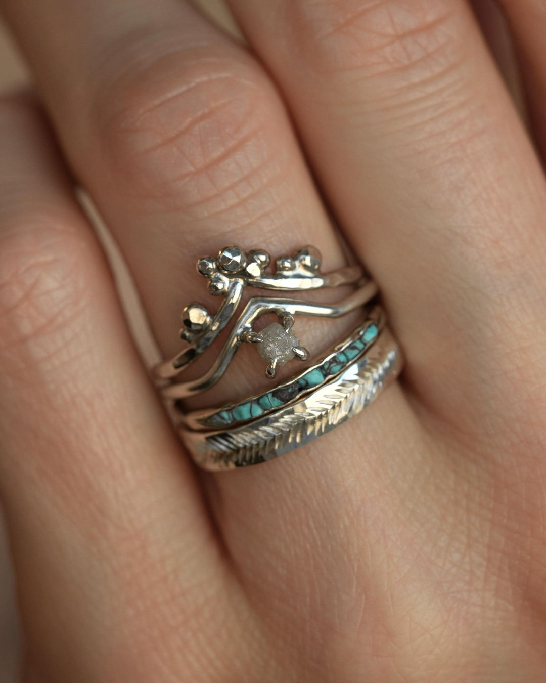 White Diamond Ring