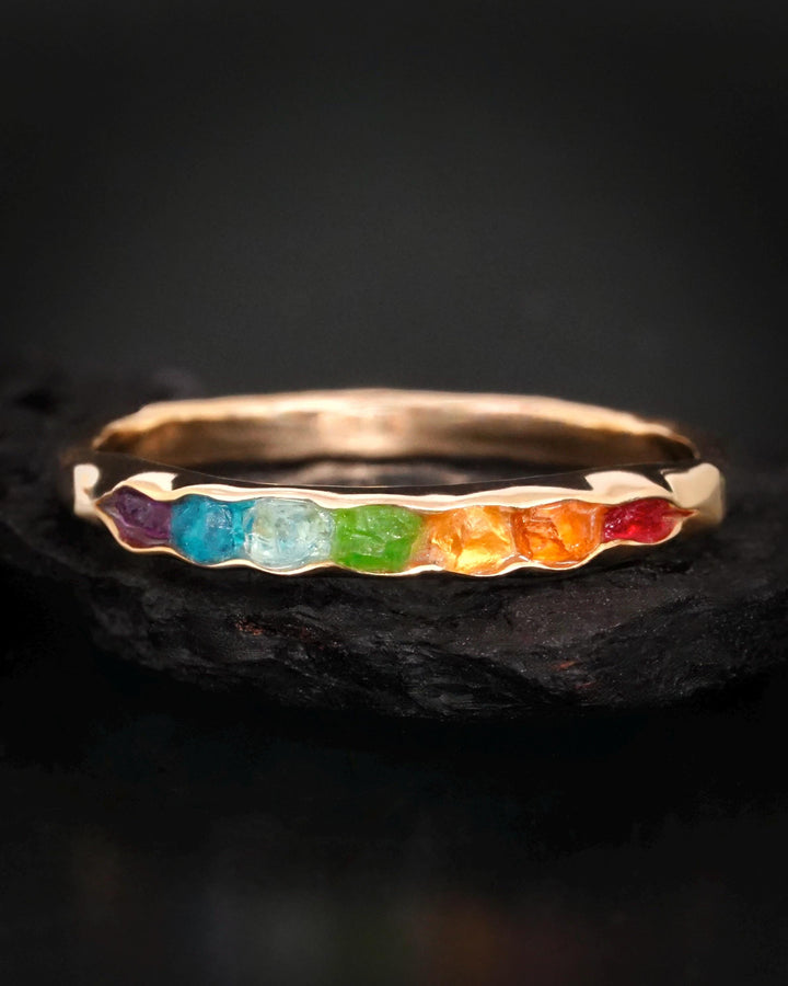 Raw Stone Rainbow Band