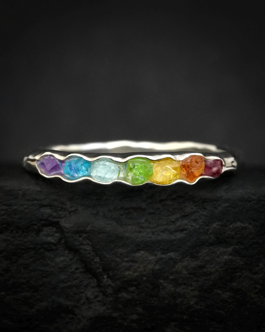 Raw Stone Rainbow Band
