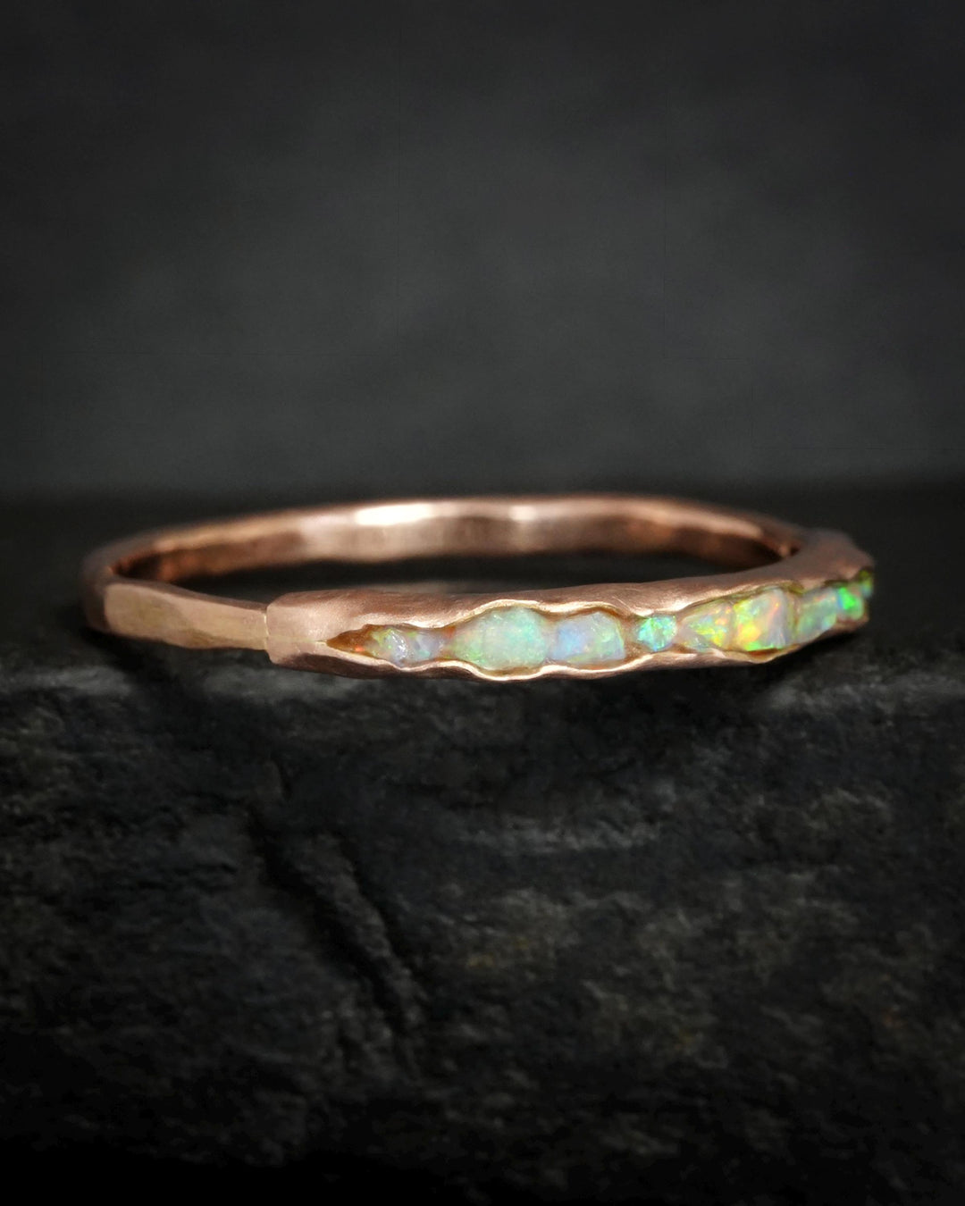 Raw Australian Opal Ring