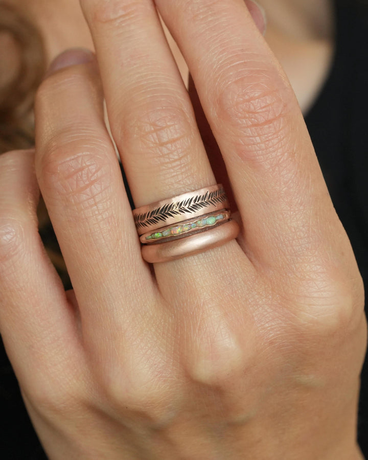 Raw Australian Opal Ring