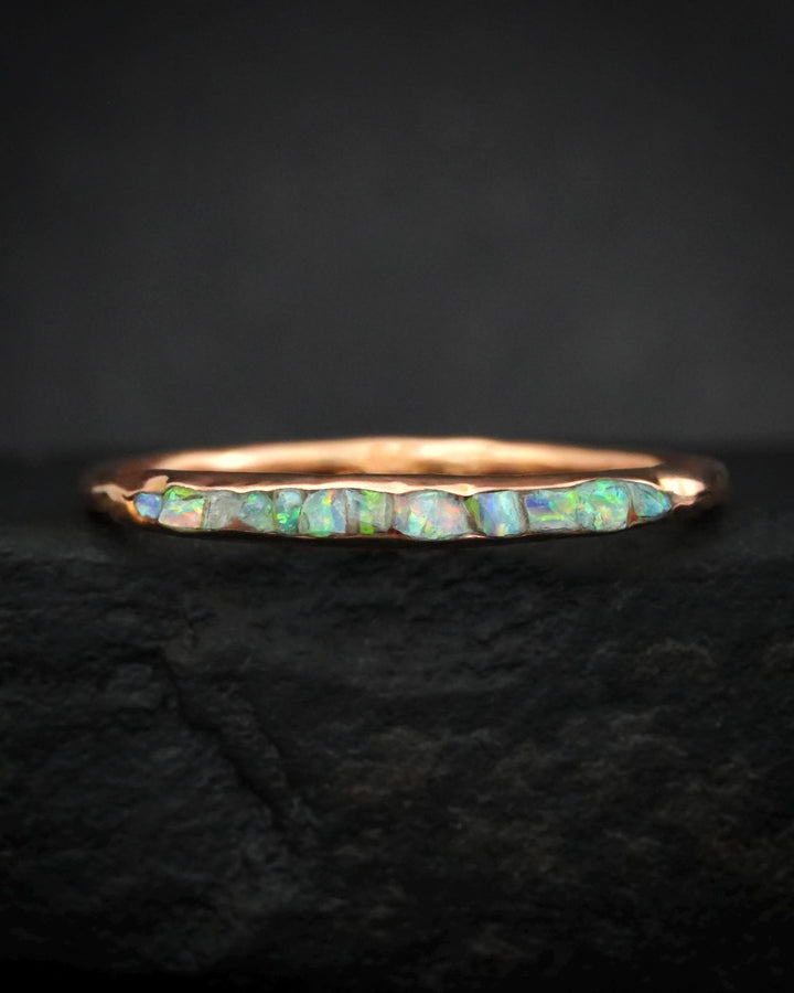 Raw Australian Opal Ring