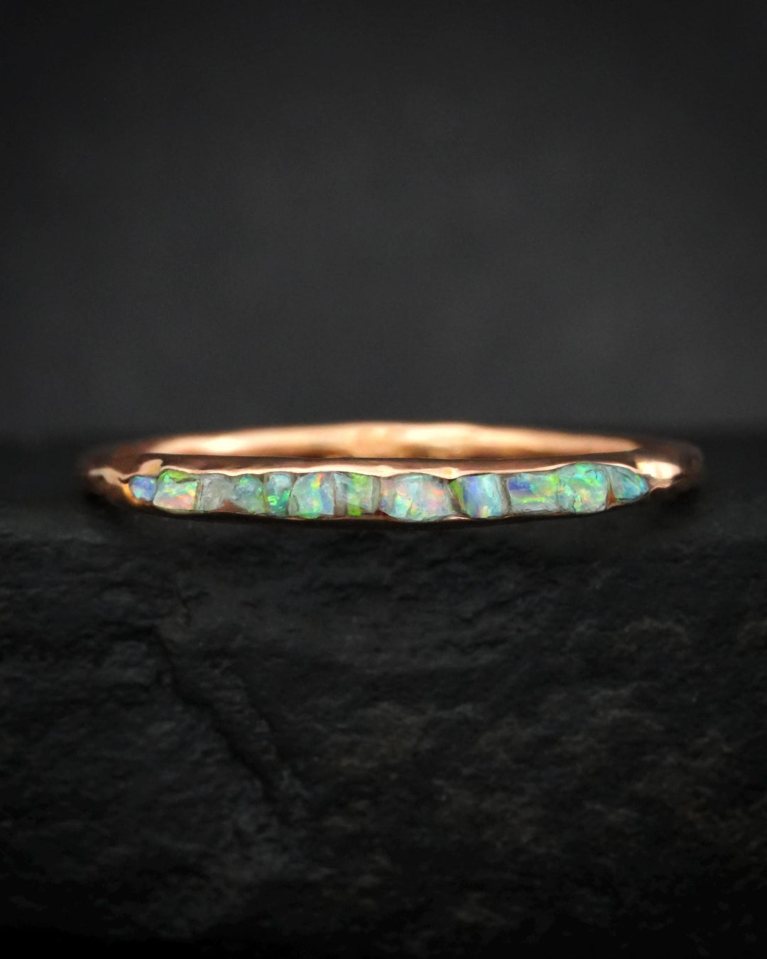 Raw Australian Opal Ring