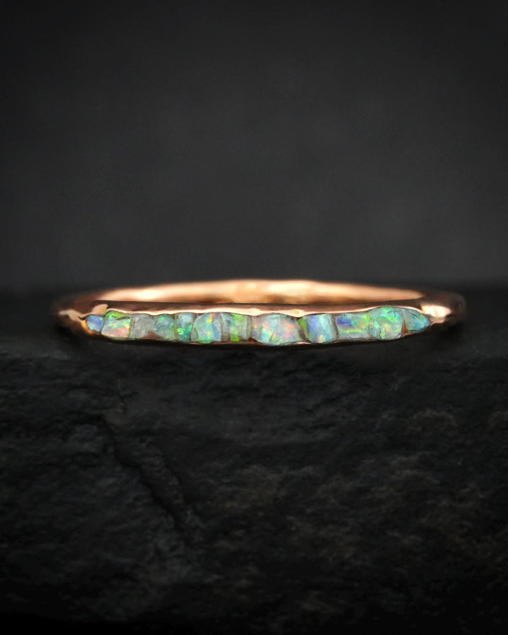 Raw Australian Opal Ring