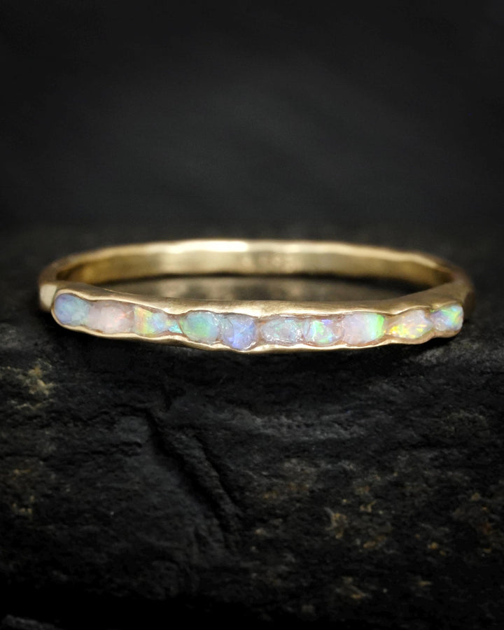Raw Australian Opal Ring
