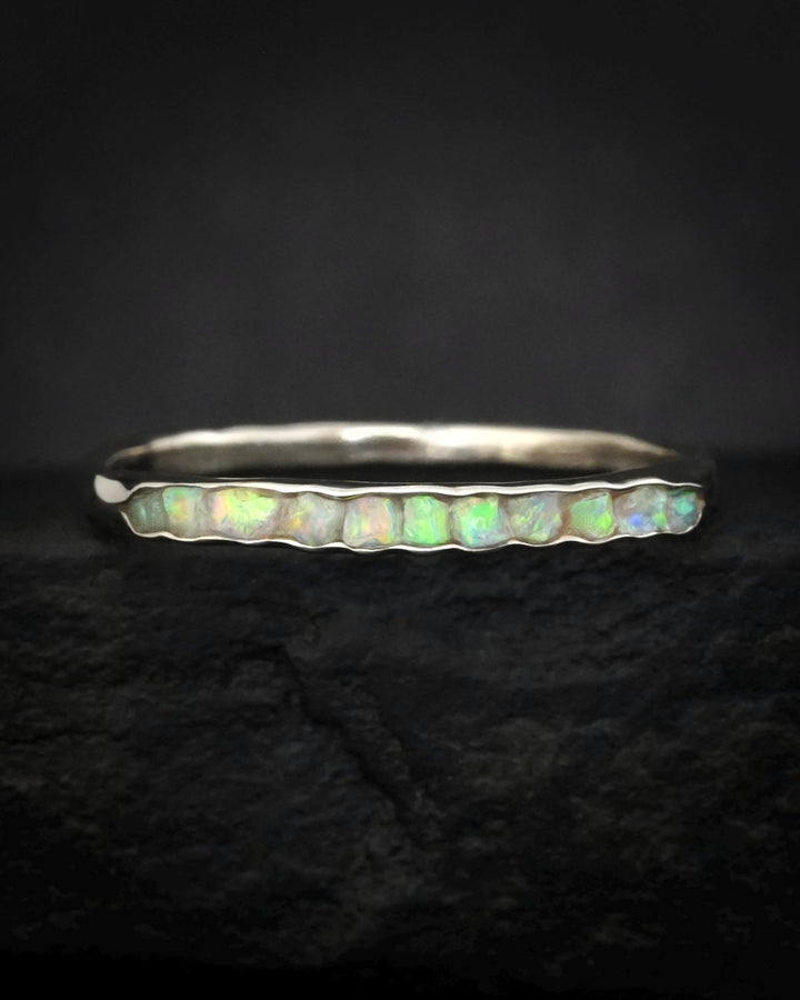 Raw Australian Opal Ring