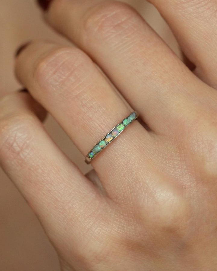 Raw Australian Opal Ring
