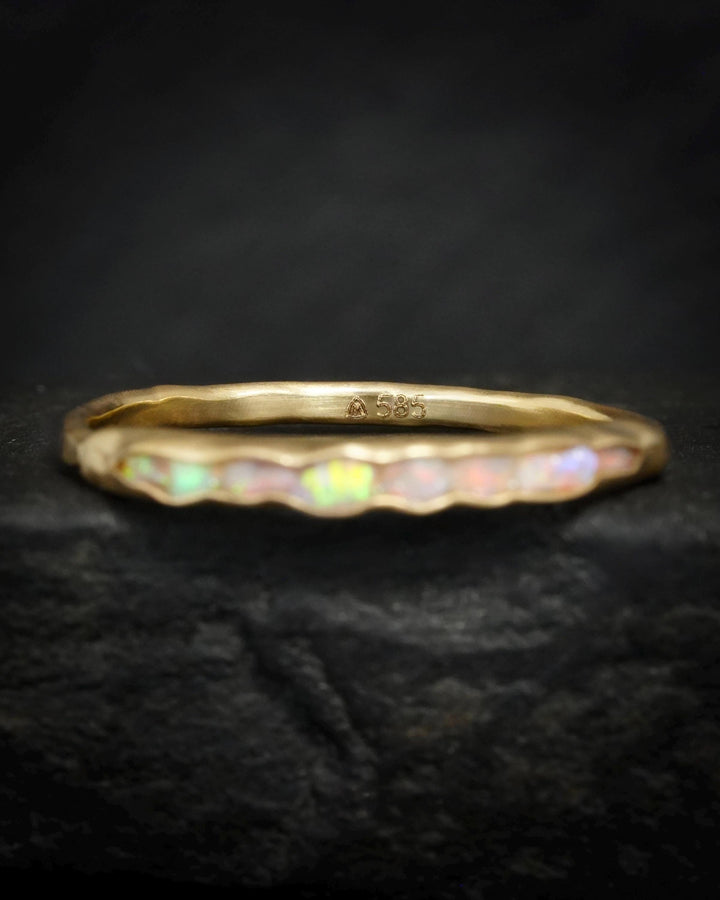 Raw Australian Opal Ring