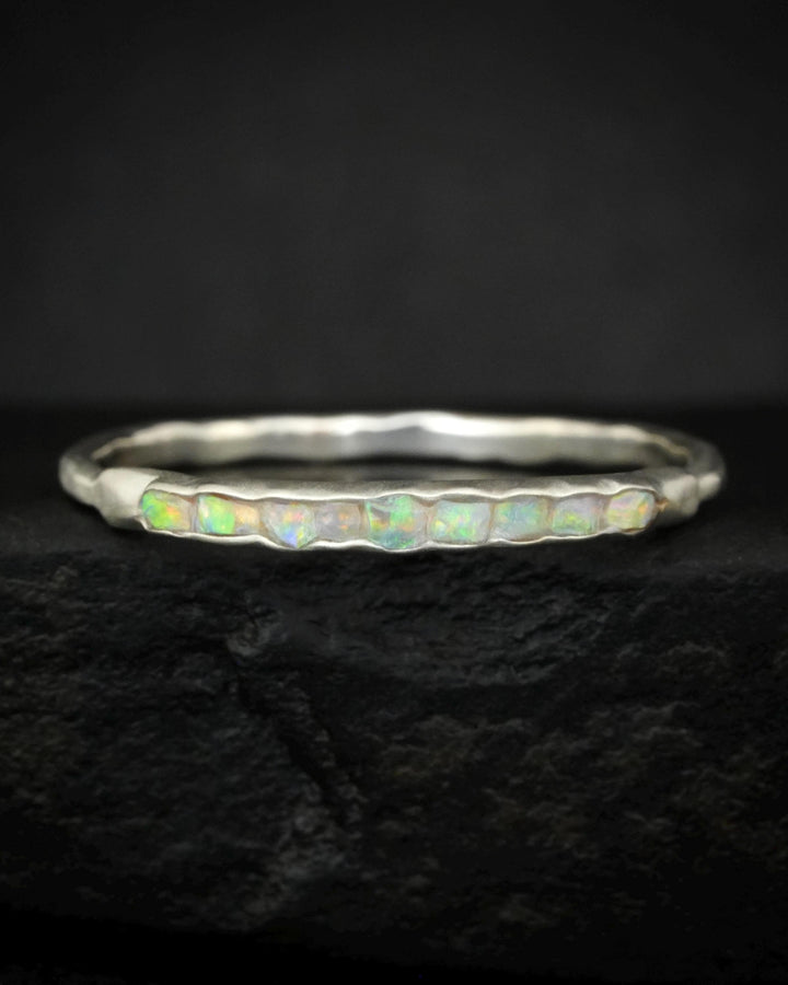 Raw Australian Opal Ring