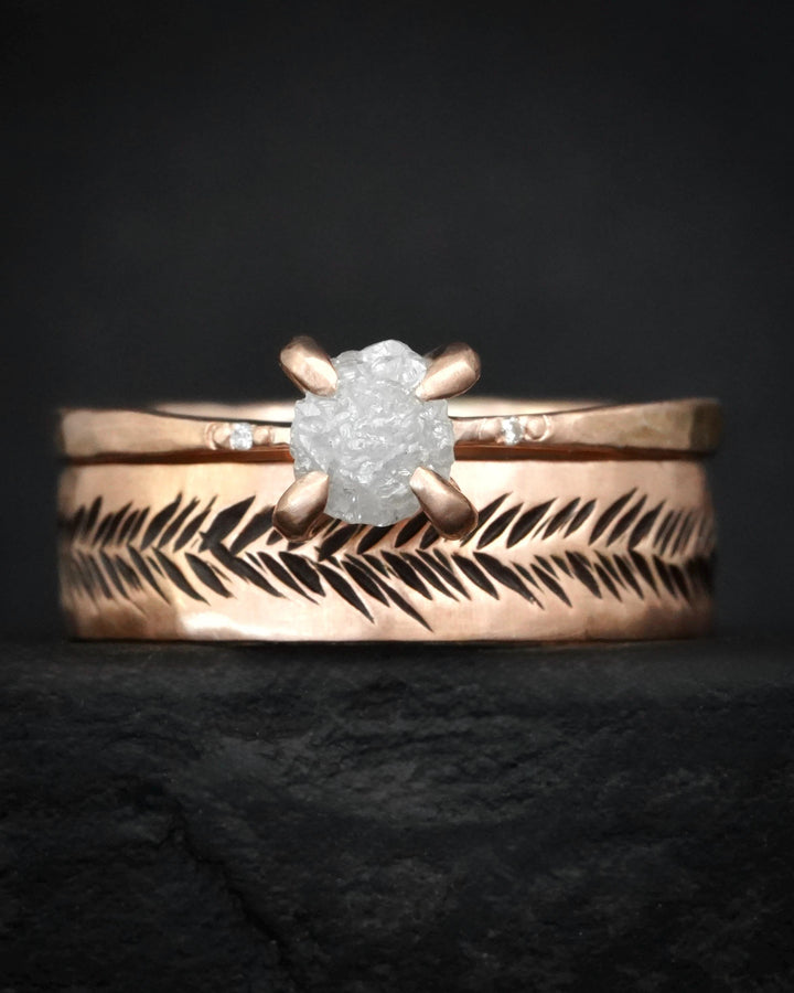 Raw Diamond Ring