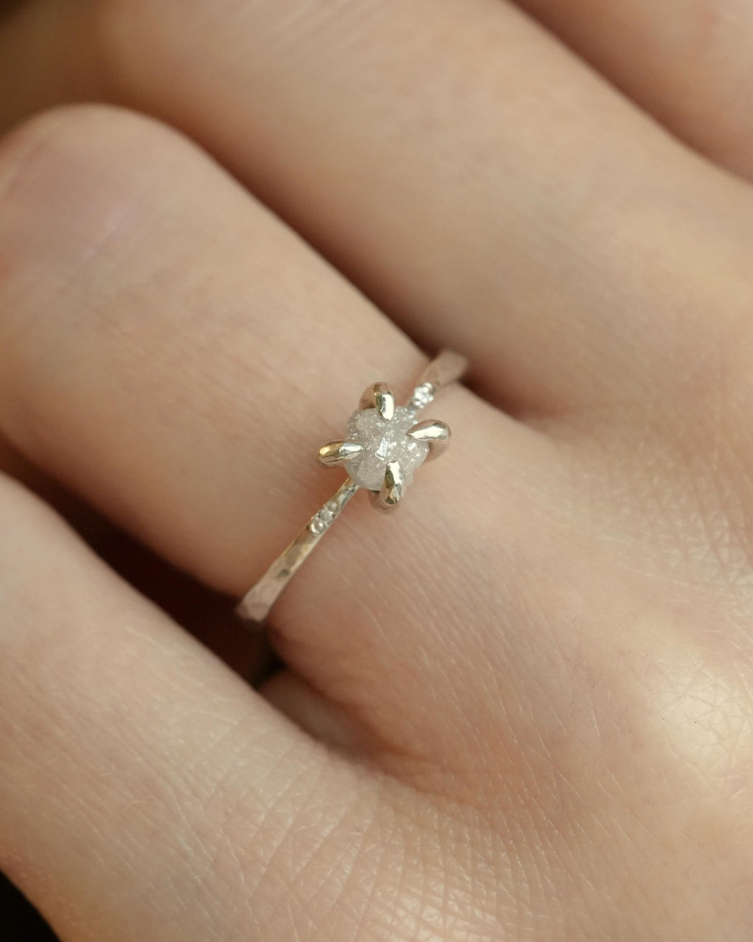 Raw Diamond Ring