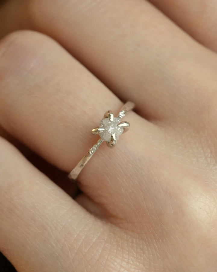 Raw Diamond Ring