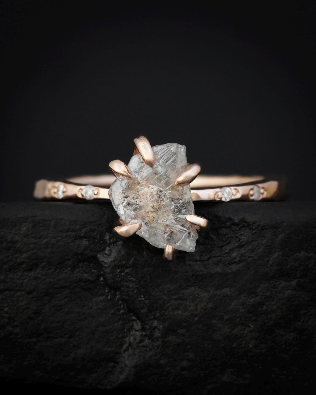Raw Diamond Ring