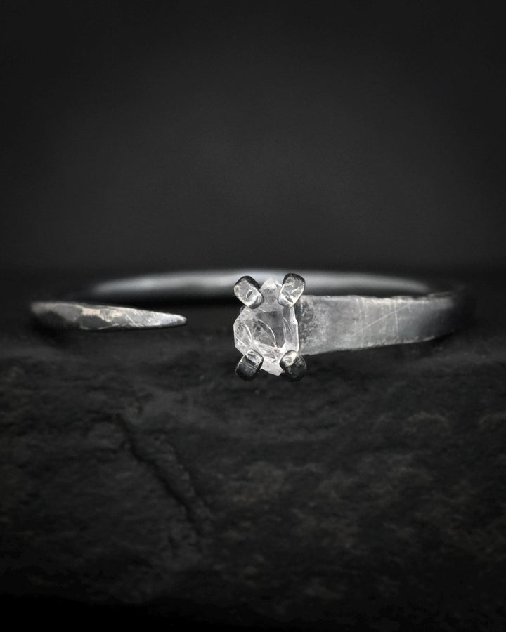 Herkimer Horseshoe Nail Ring