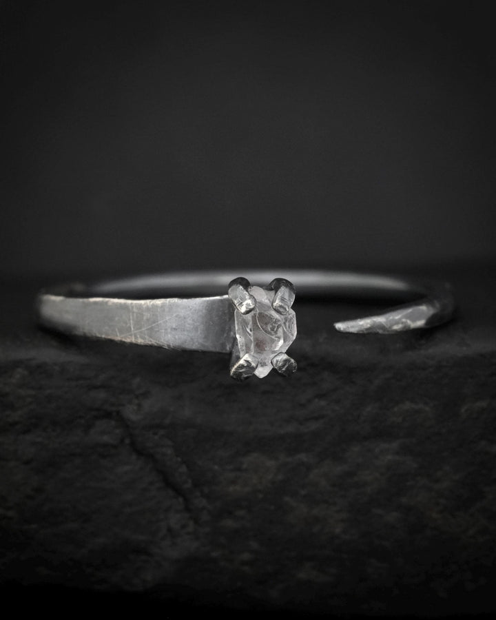 Herkimer Horseshoe Nail Ring