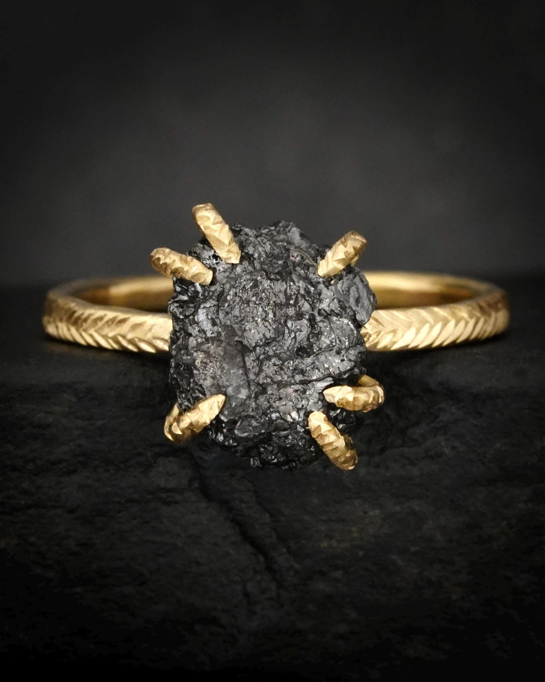 Black Diamond Ring