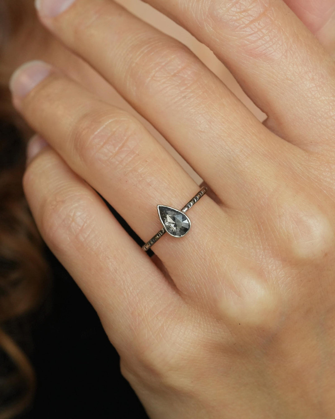Pear Diamond Ring