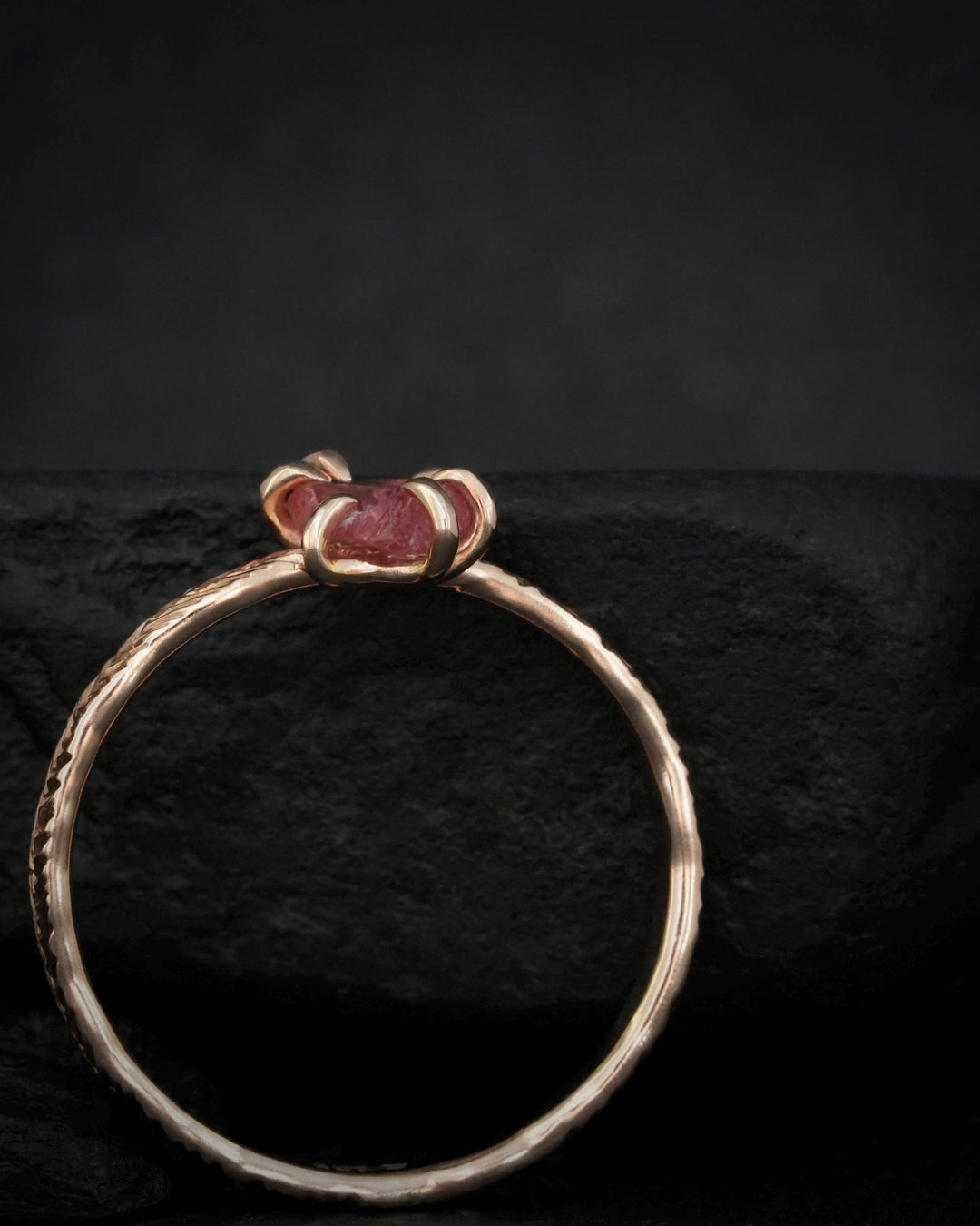Raw Sapphire Ring