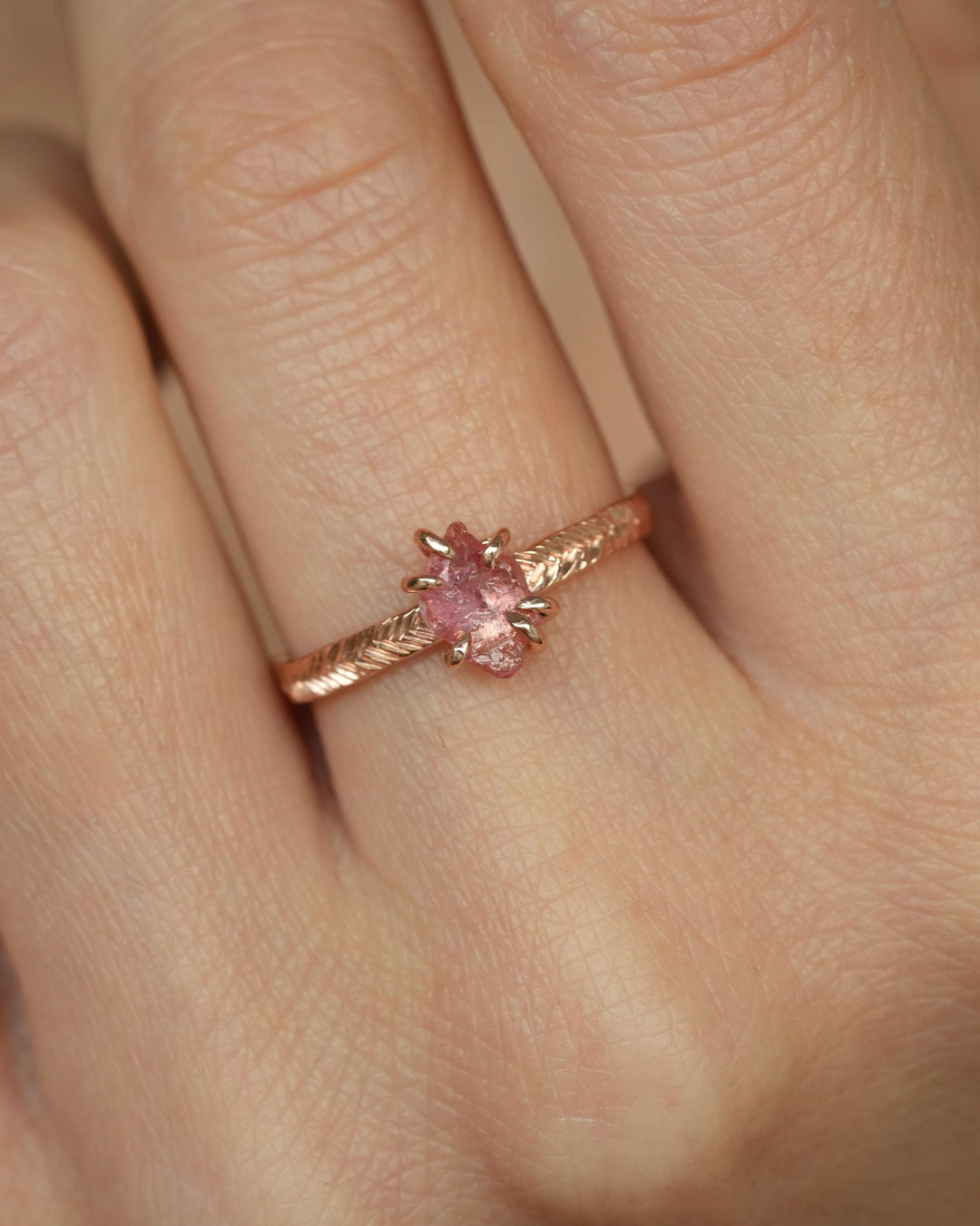 Raw Sapphire Ring