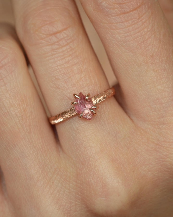 Raw Sapphire Ring