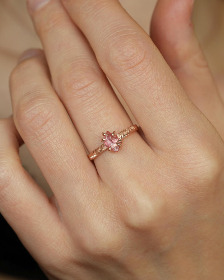 Raw Sapphire Ring