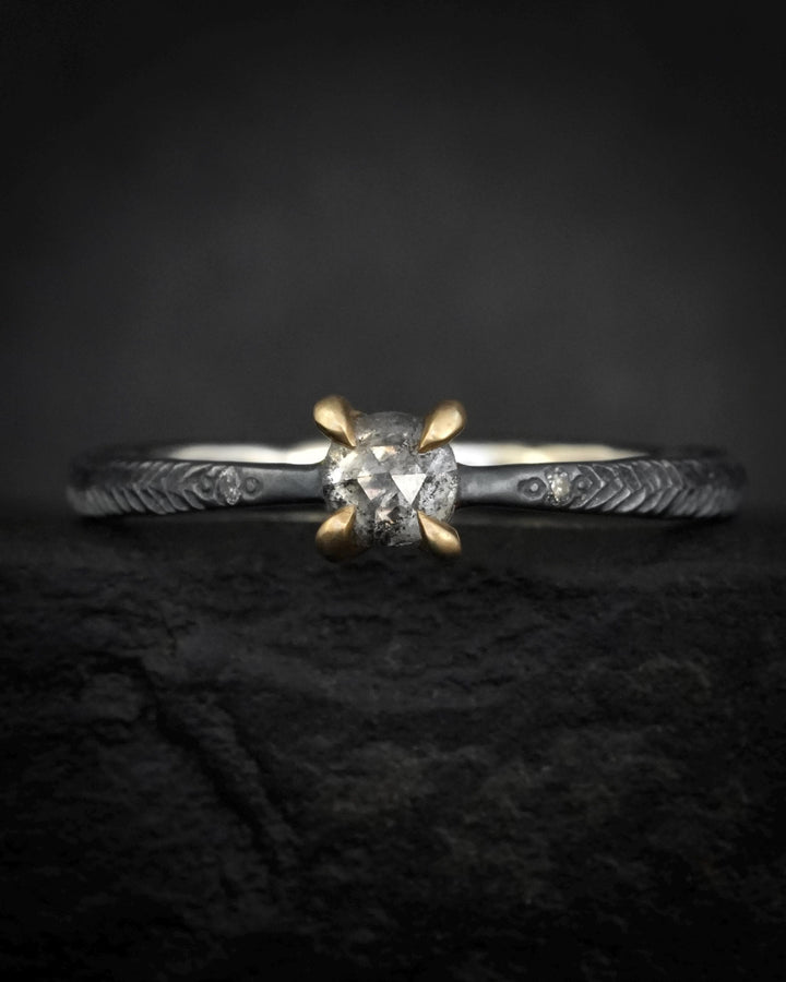 Round Galaxy Diamond Ring