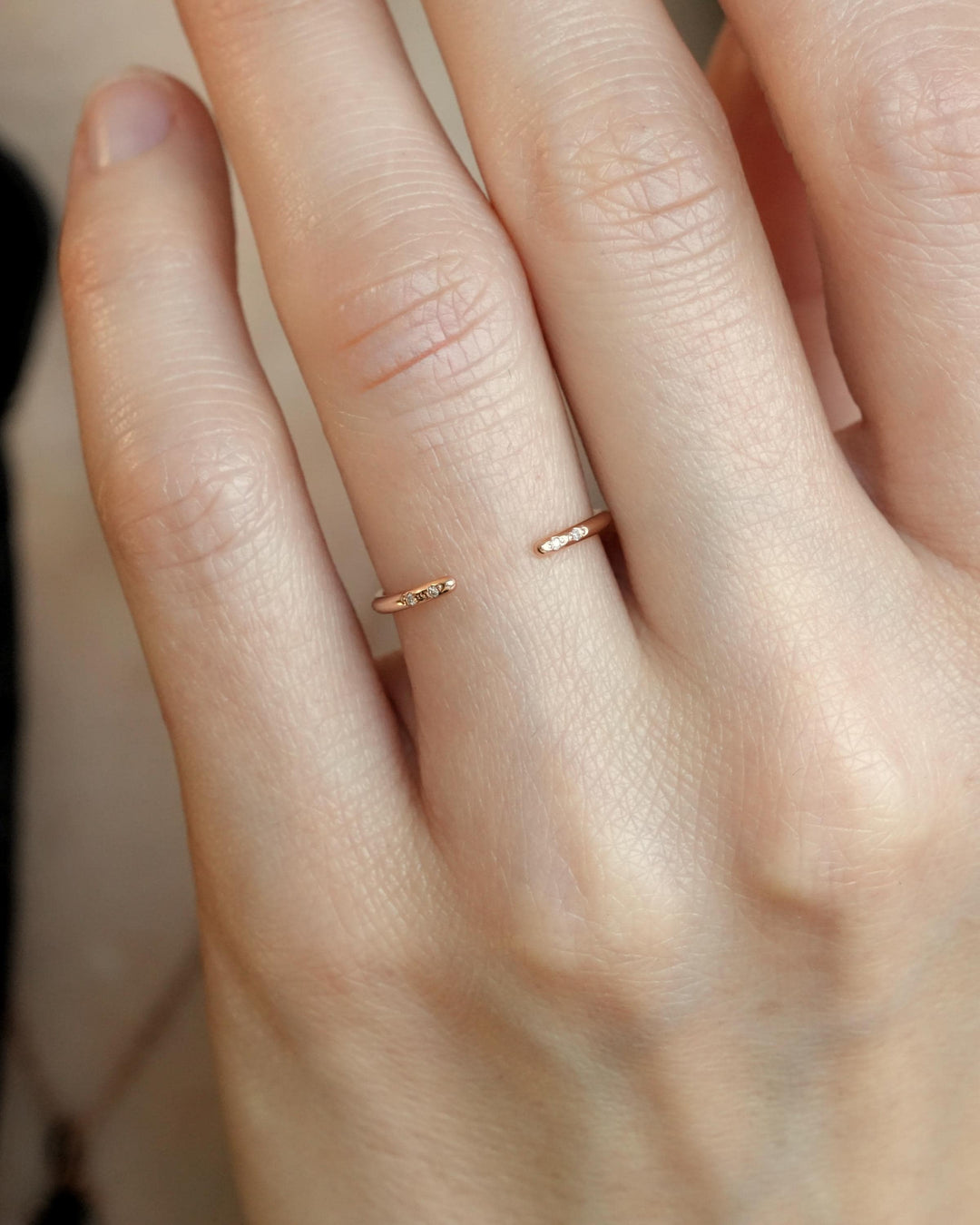 Adjustable Diamond Spacer Ring