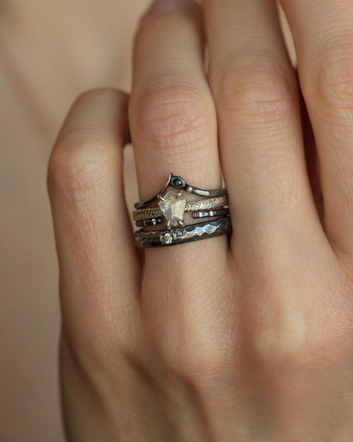 Adjustable Diamond Spacer Ring