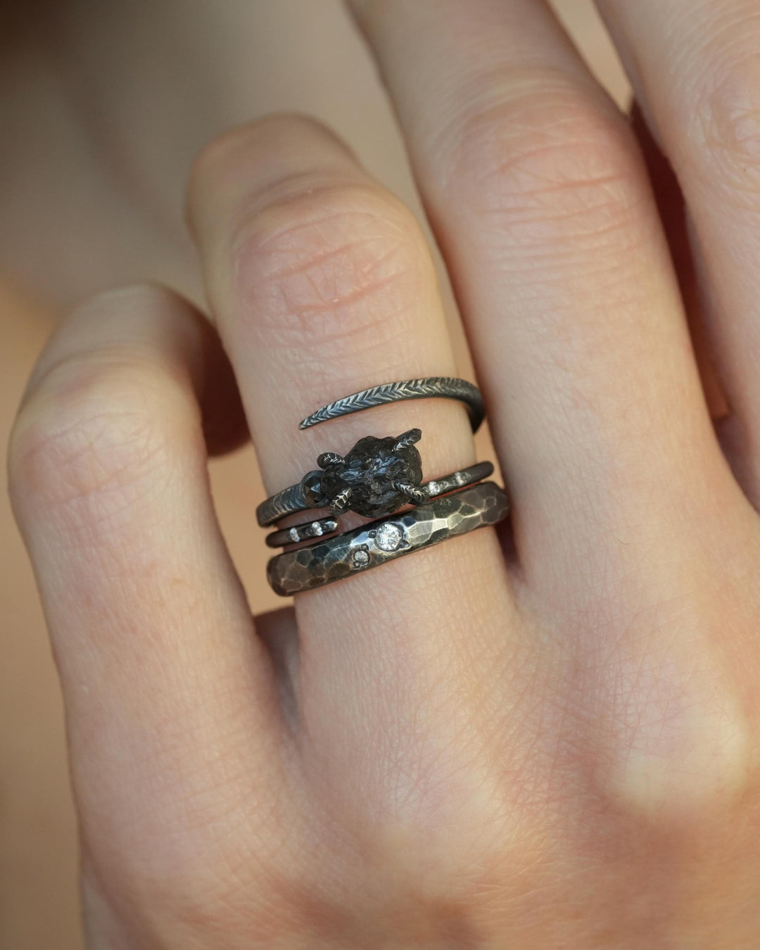 Adjustable Diamond Spacer Ring